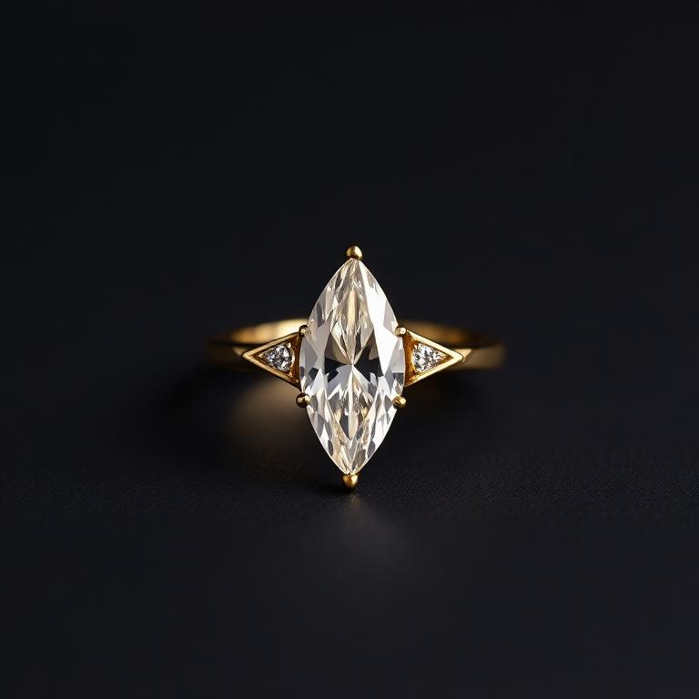Marquise Diamond Engagement Ring