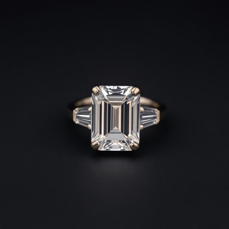 Emerald Cut Bridal Set