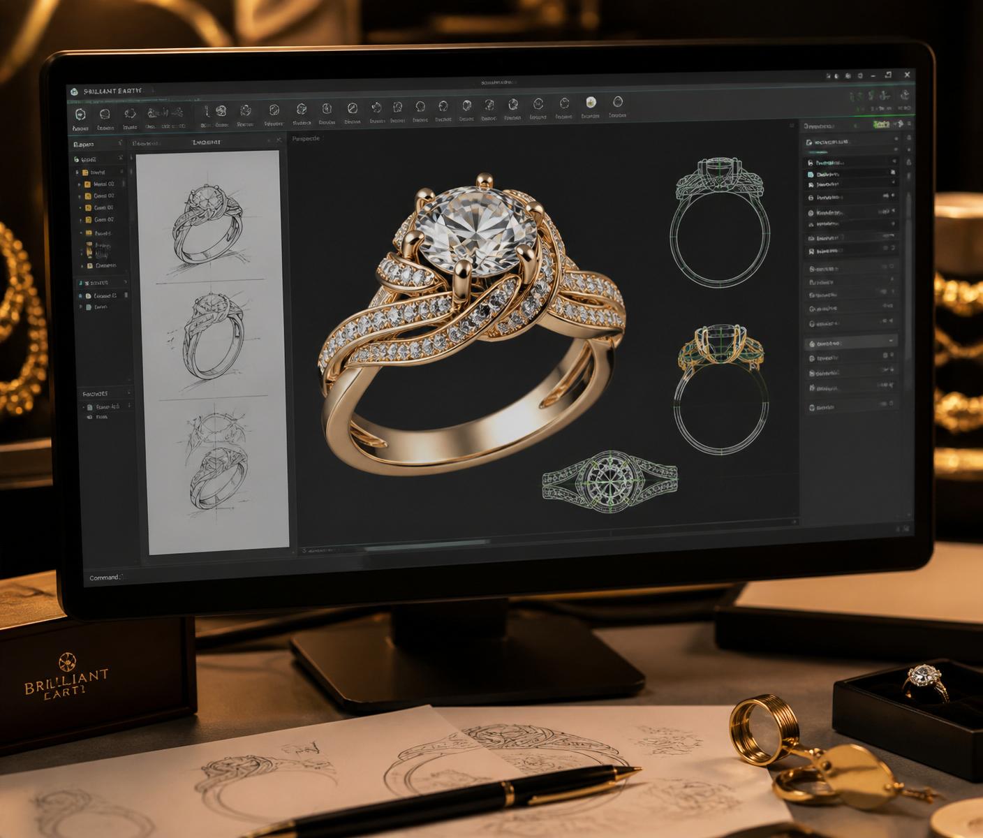 Custom jewelry CAD design