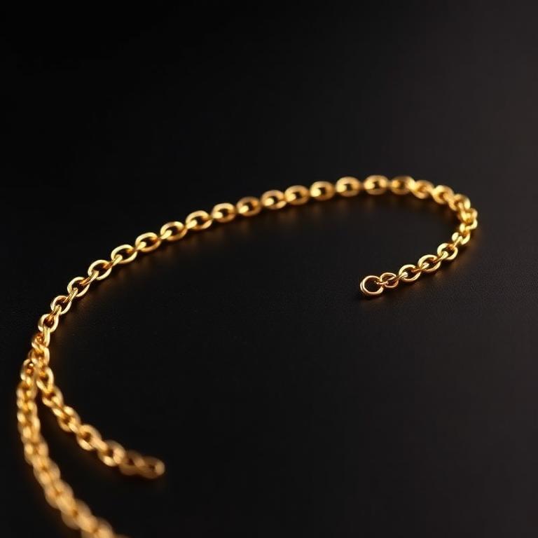 Figaro Chain, 22" 14k Gold