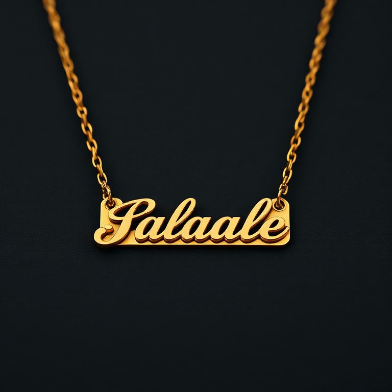 Personalized Nameplate Pendant