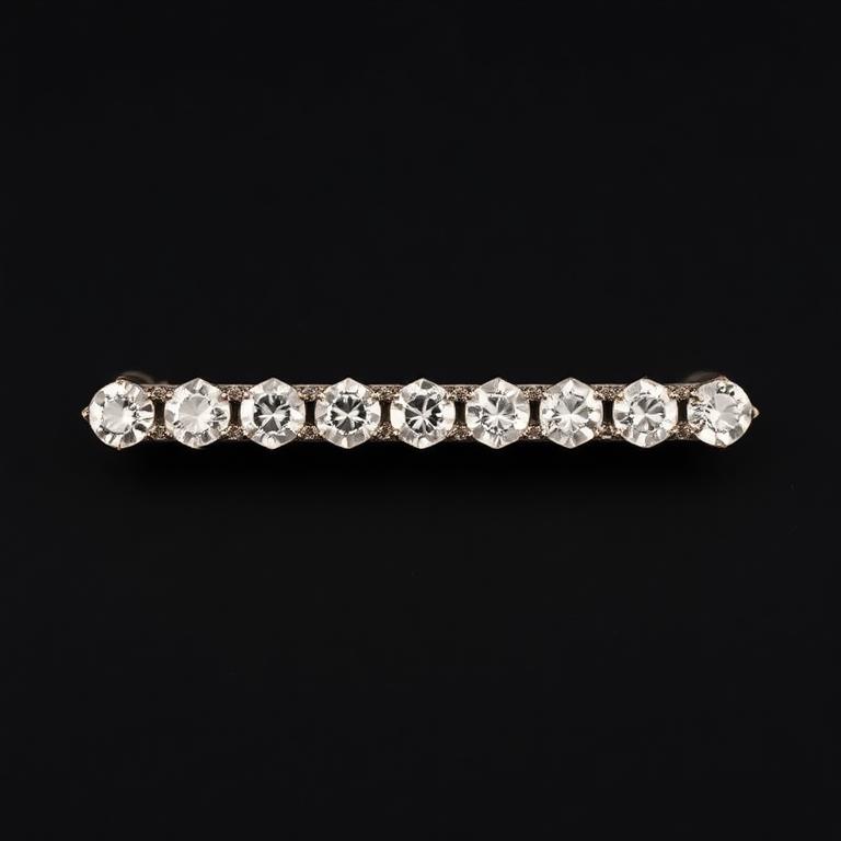 Edwardian Diamond Bar Pin