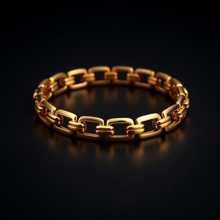 Retro Gold Bracelet, 1940s