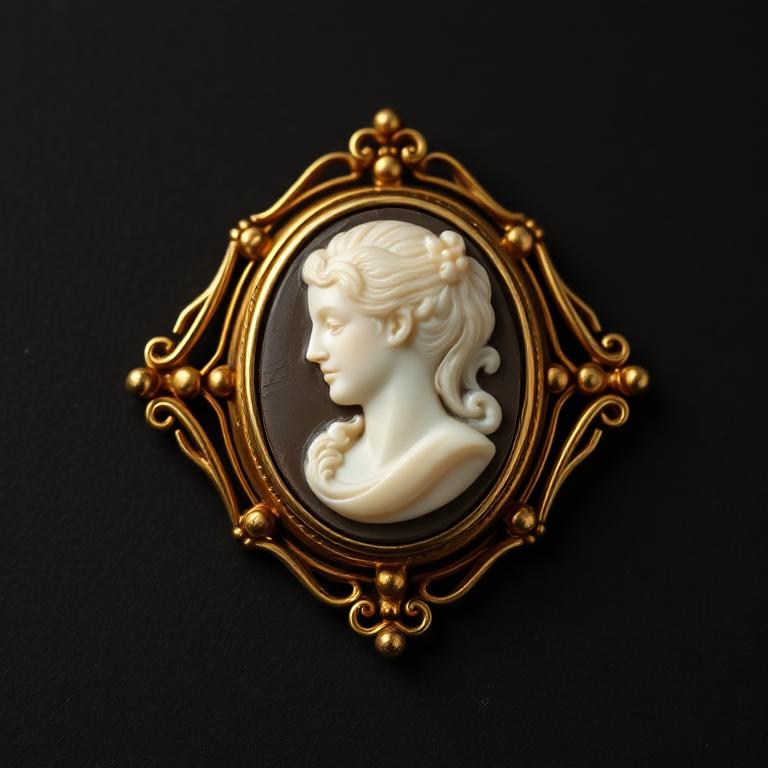 Antique Cameo Brooch