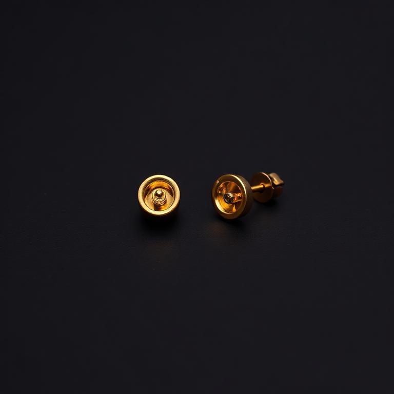 Screw-Back Earring Pair