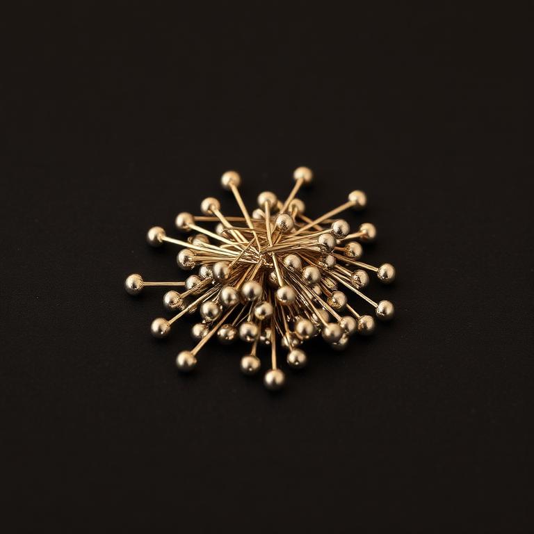 Sterling Silver Head Pins (20-pack)