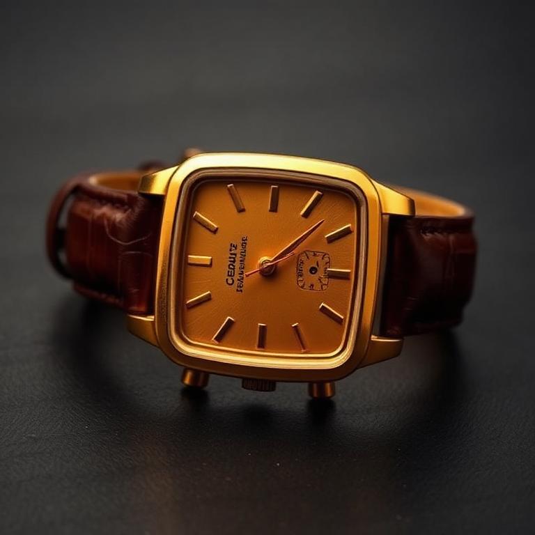 Vintage 1970s Gold Wristwatch